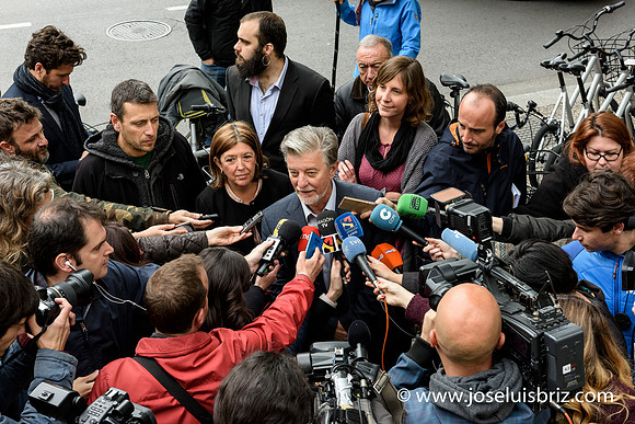 El Alcalde con los medios