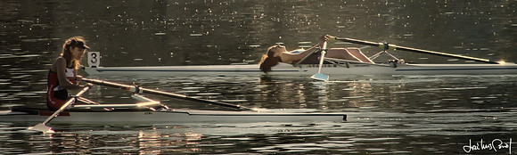Rowing life: right after the finish line