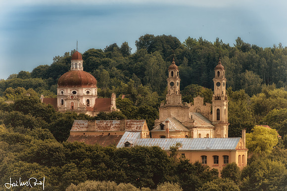 Churches and trees, Vilnius