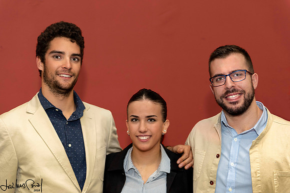 Pablo Briz, Raquel Roy y Dani Rueda